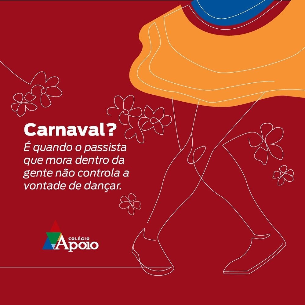 Carnaval? É quando o passista que mora dentro da gente não controla a vontade de dançar.