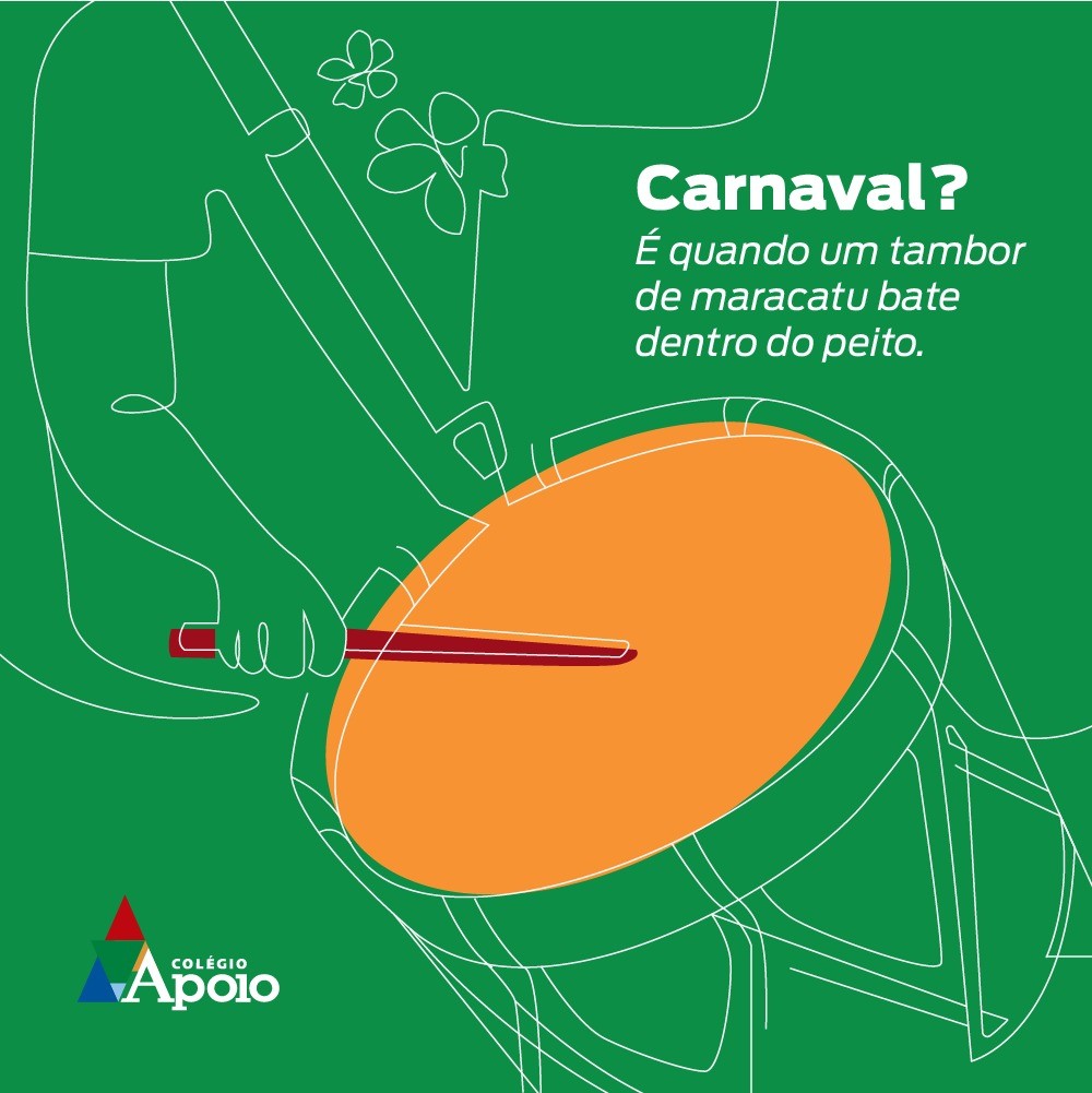 Carnaval? É quando um tambor de marcatu bate dentro do peito.