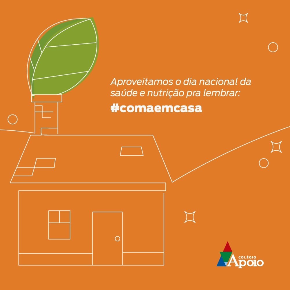 Aproveitamos o Dia Internacional da Saúde e Nutrição para lembrar: #comaemcasa