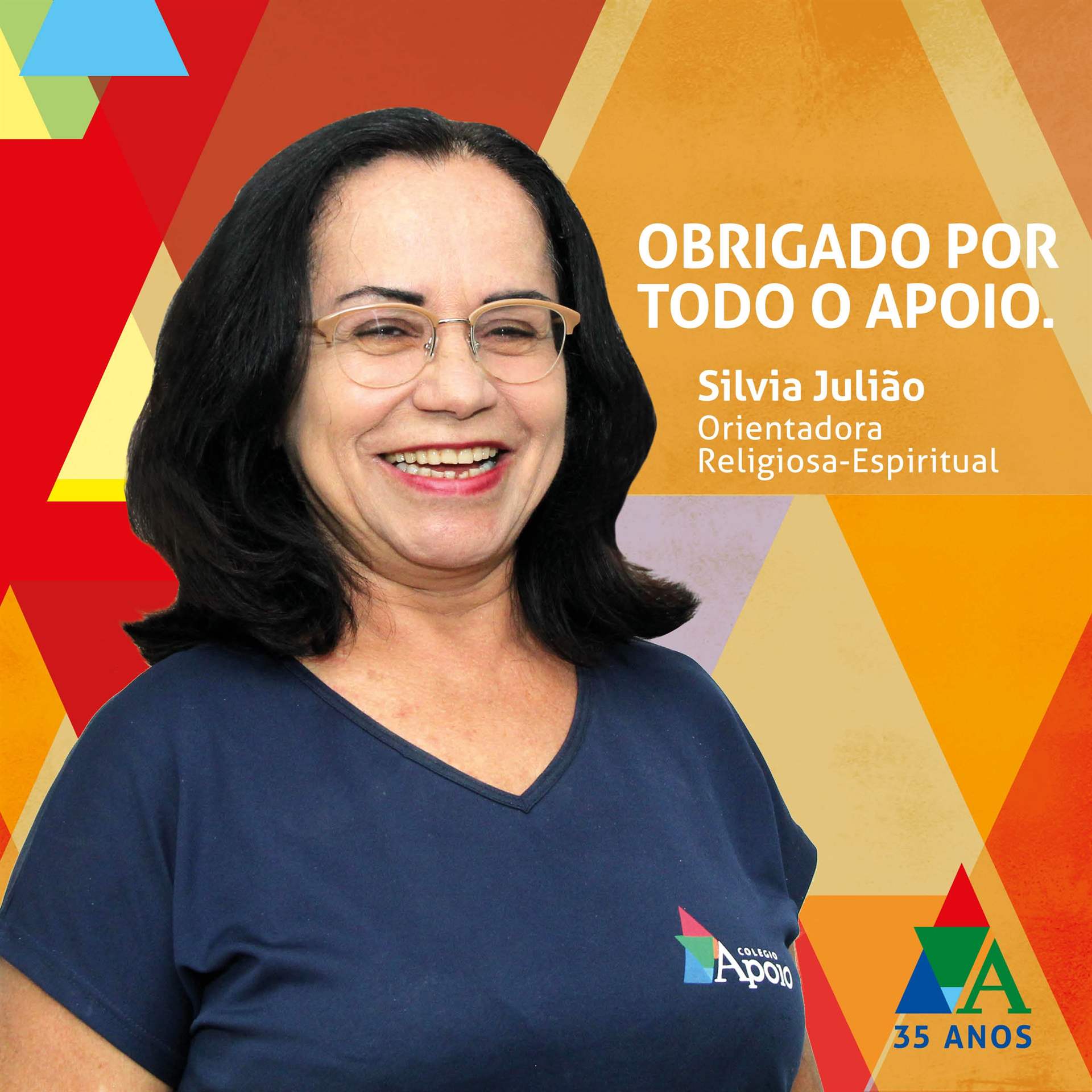 São tantas as atribuições de Silvia Julião no Colégio Apoio