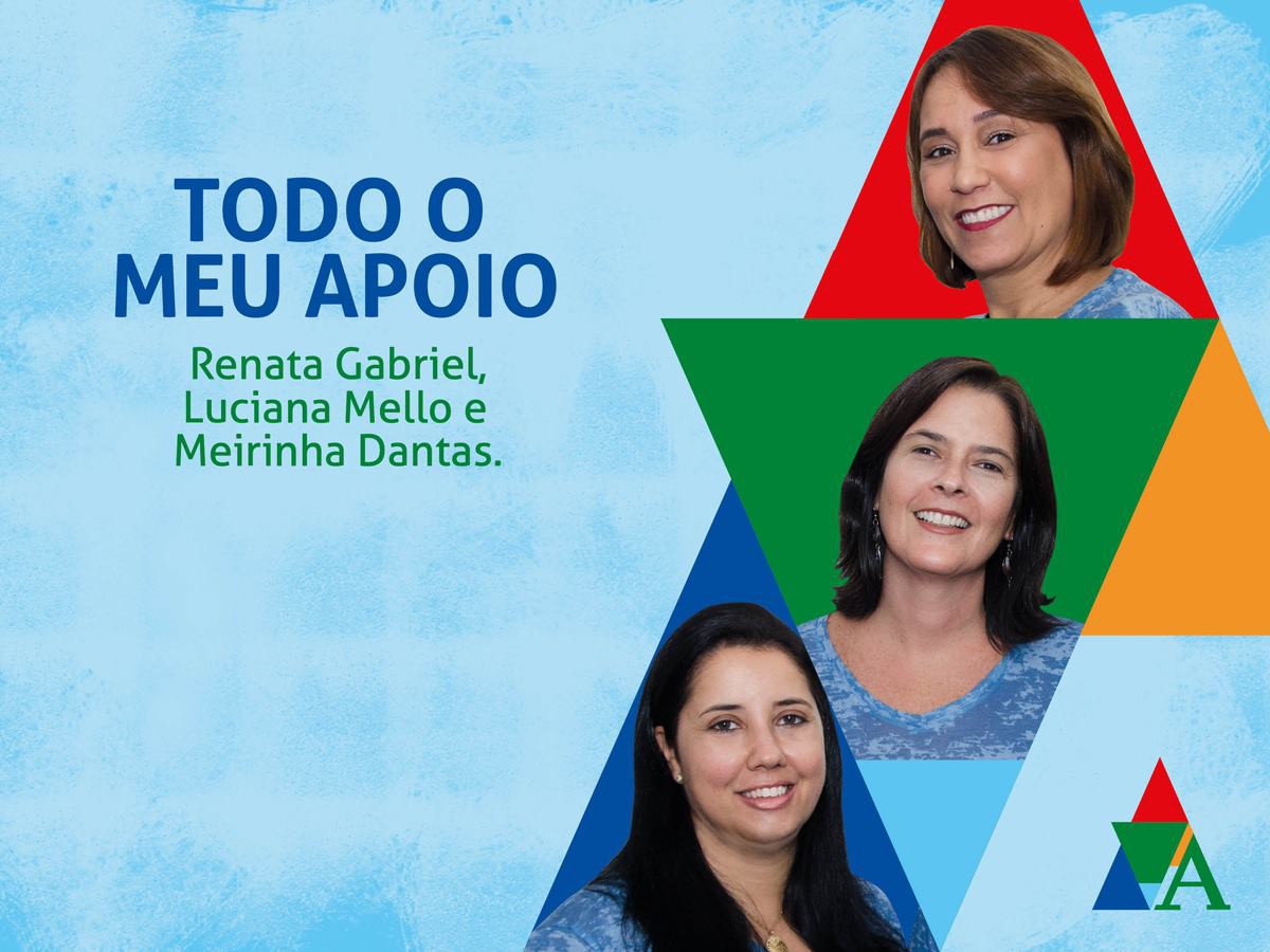 Todo o meu Apoio: Renata Gabriel, Luciana Mello e Meirinha Dantas