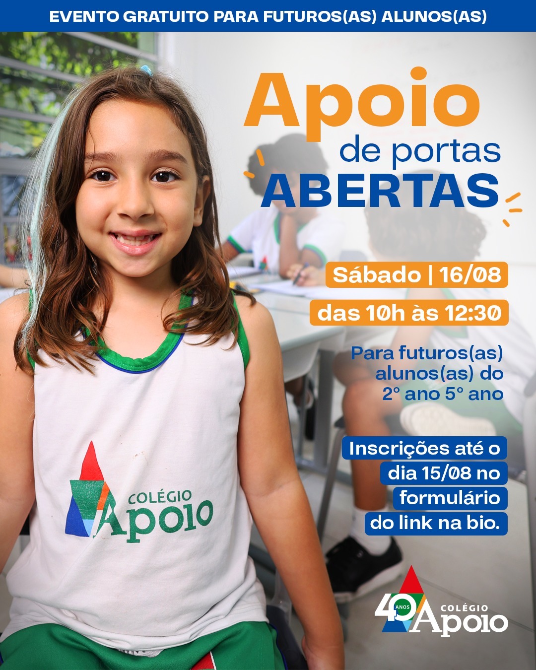 Apoio de Portas Abertas FUND. 1 | Agosto/25