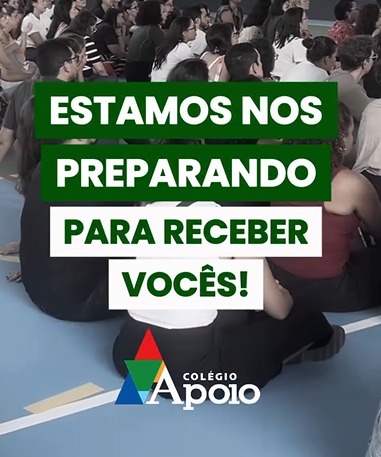 Colégio Apoio 2026: por aqui, tudo pronto para nosso retorno!