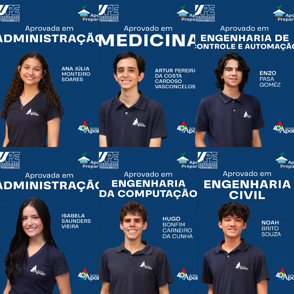 Aprovações Apoio no SSA - UPE