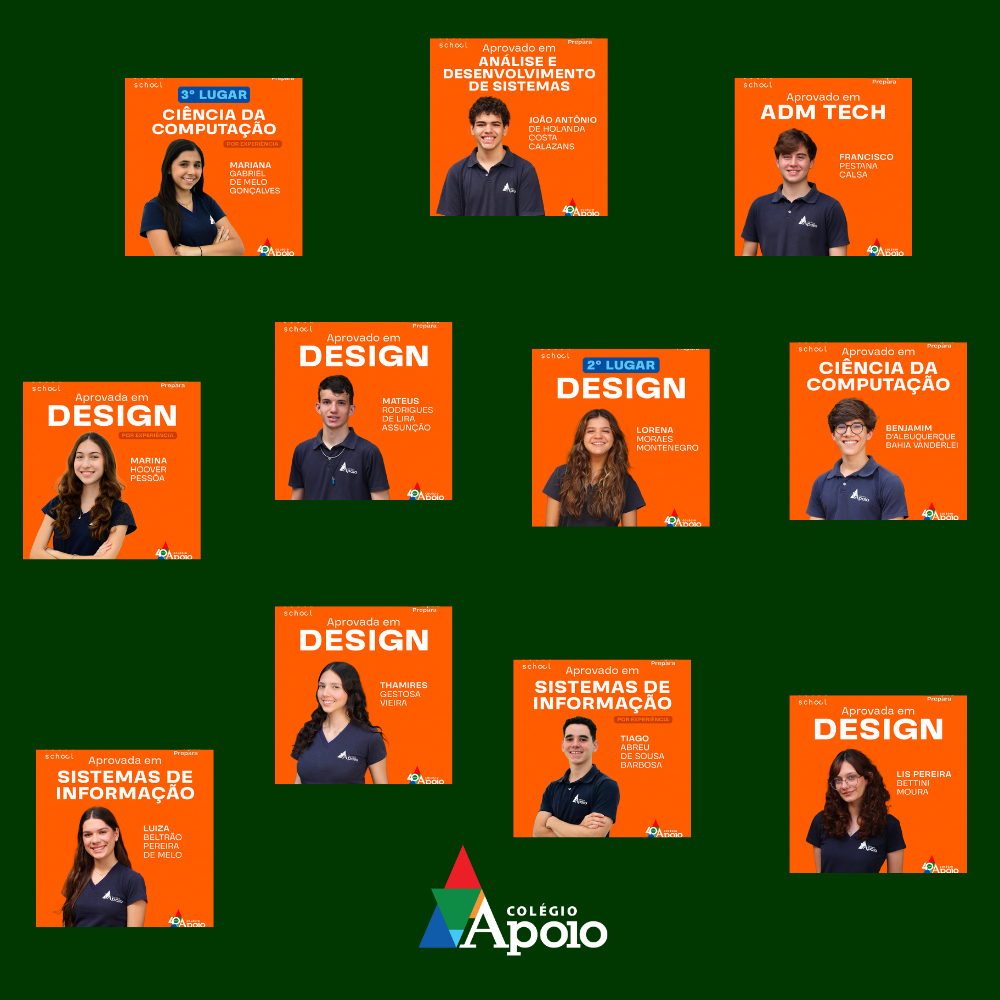 Aprovações Apoio na CESAR School