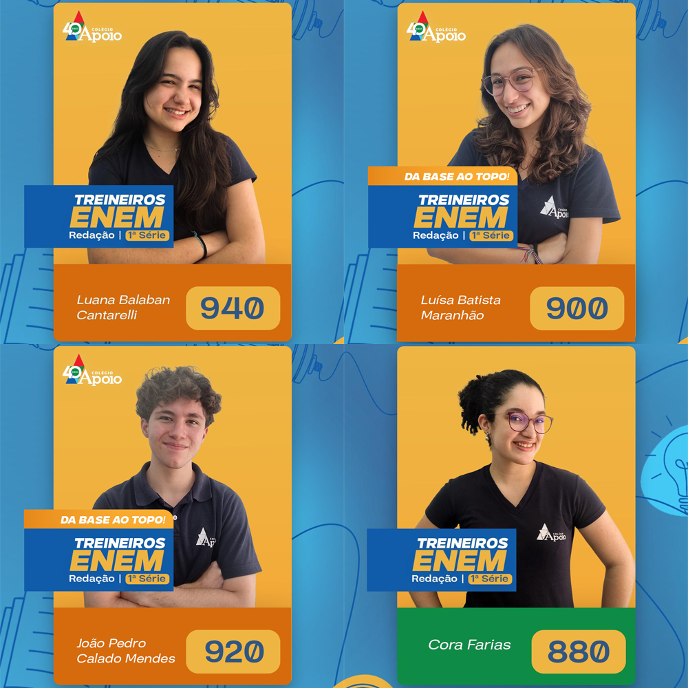 Treineiros ENEM Redação - 1ª Série do Colégio Apoio