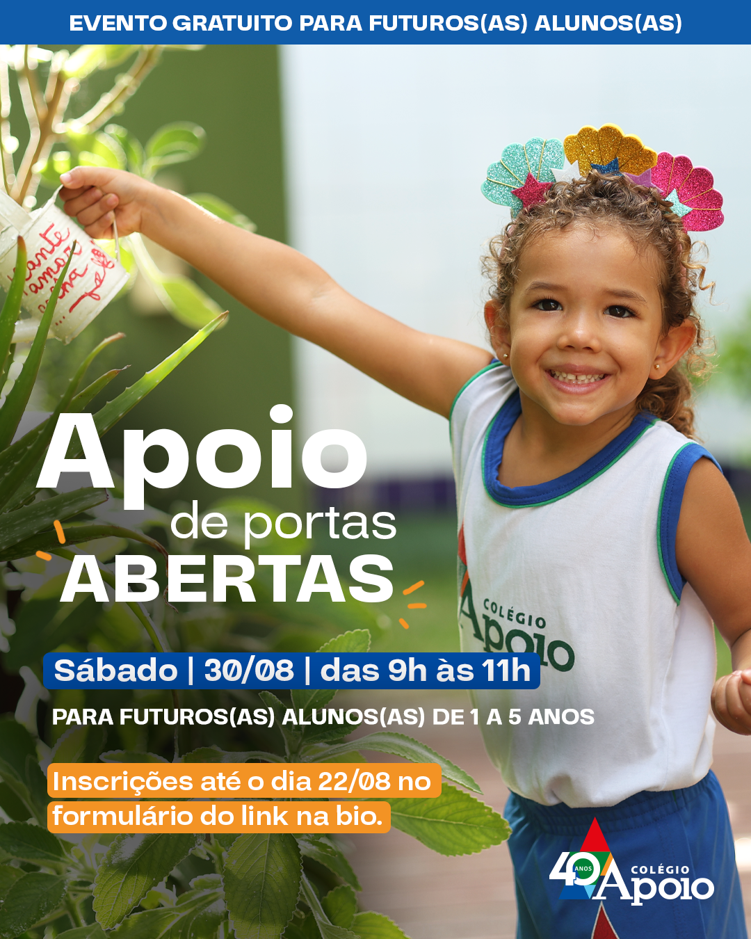 Apoio de Portas Abertas EDUCAÇÃO INFANTIL | Agosto/25